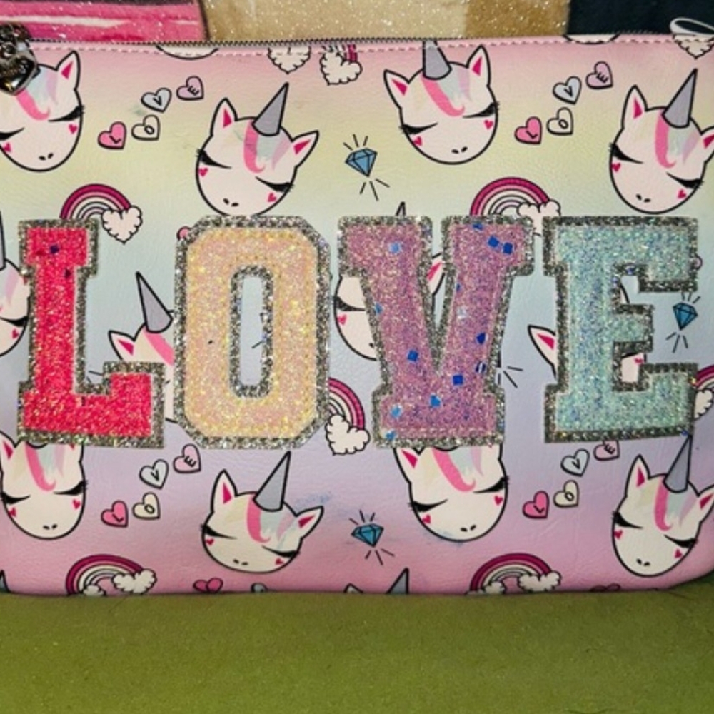 Whimsical Unicorn Love Clutch